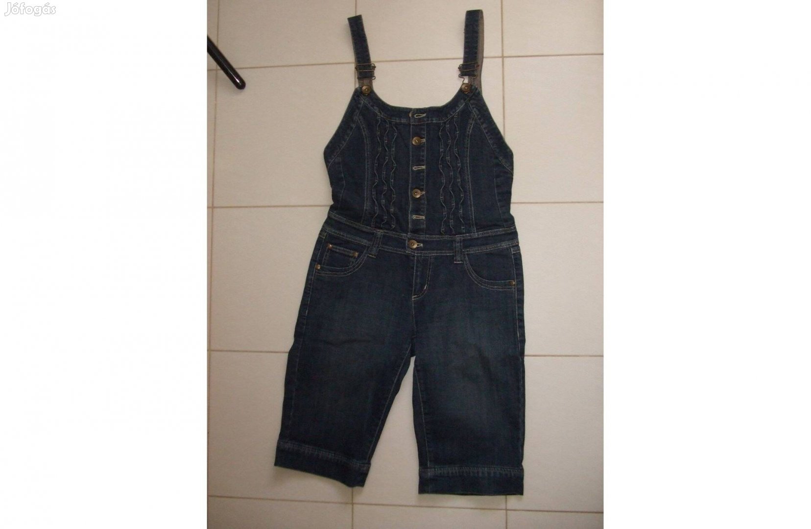 Női Promod kantáros farmer rövid nadrág , nagyon nőcis 38