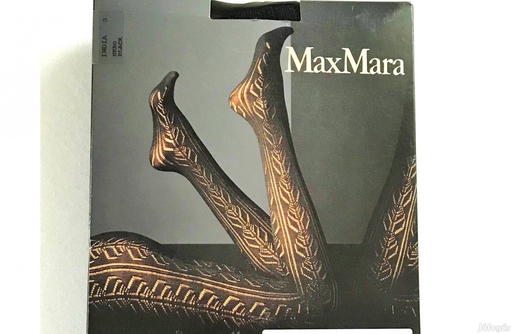 Női Új Max Mara Maxmara fekete harisnya S M