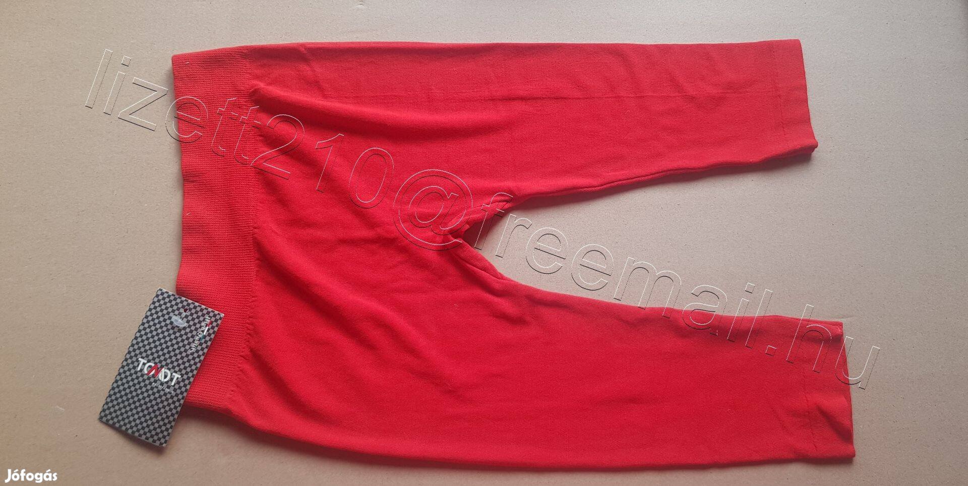 Női alakformáló piros harisnya vadonatúj címkés