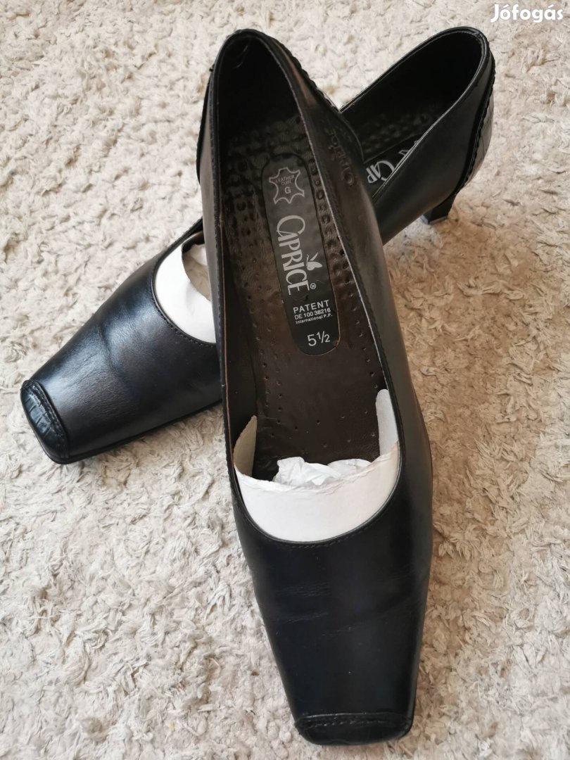 Női alkalmi cipő, fekete, Caprice 38