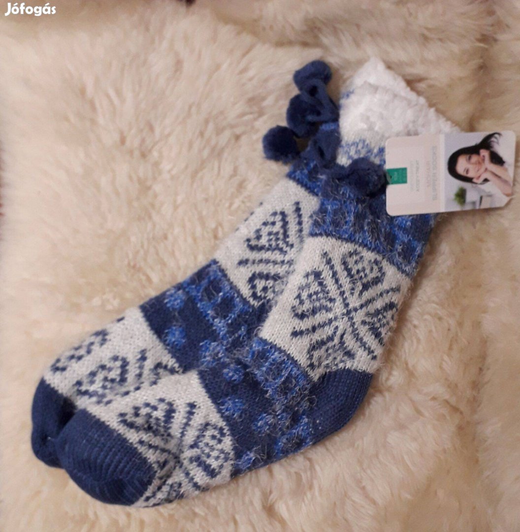 Női bélelt téli zokni