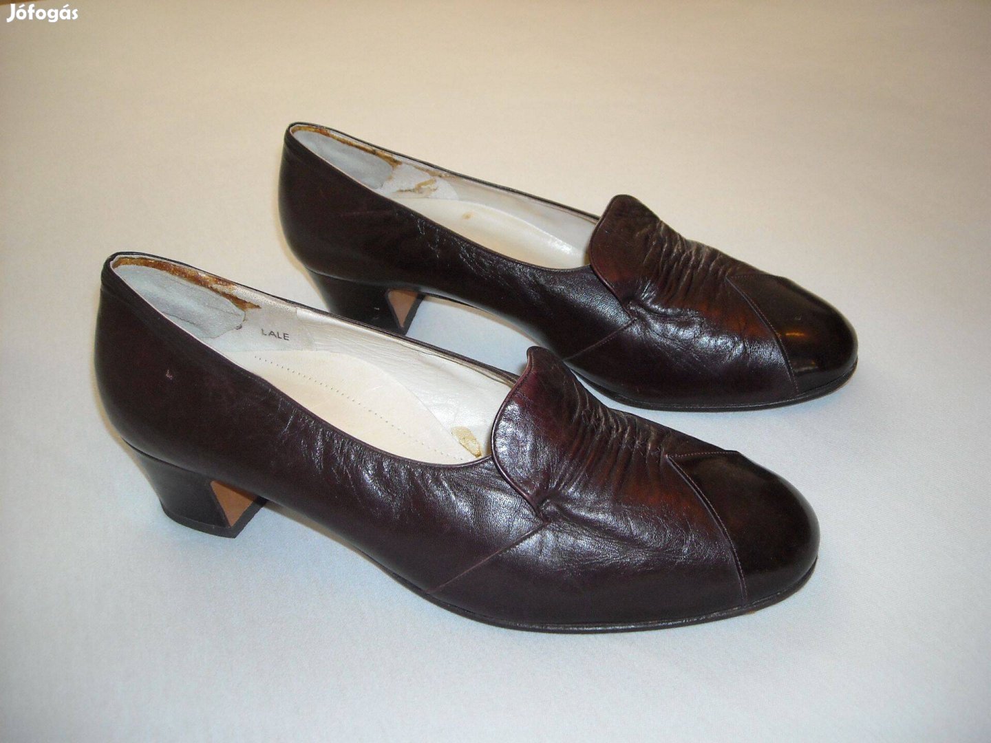 Női bőr cipő 40-es bordó színű Lipsia 7,5-es méret