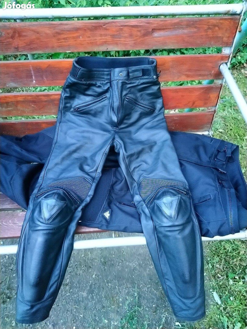 Női bőr motoros nadrág Dainese méret 40 protektor