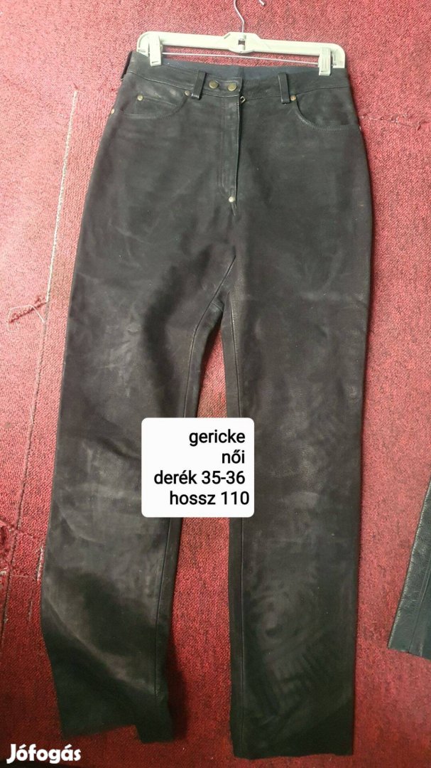 Női bőr nadrág