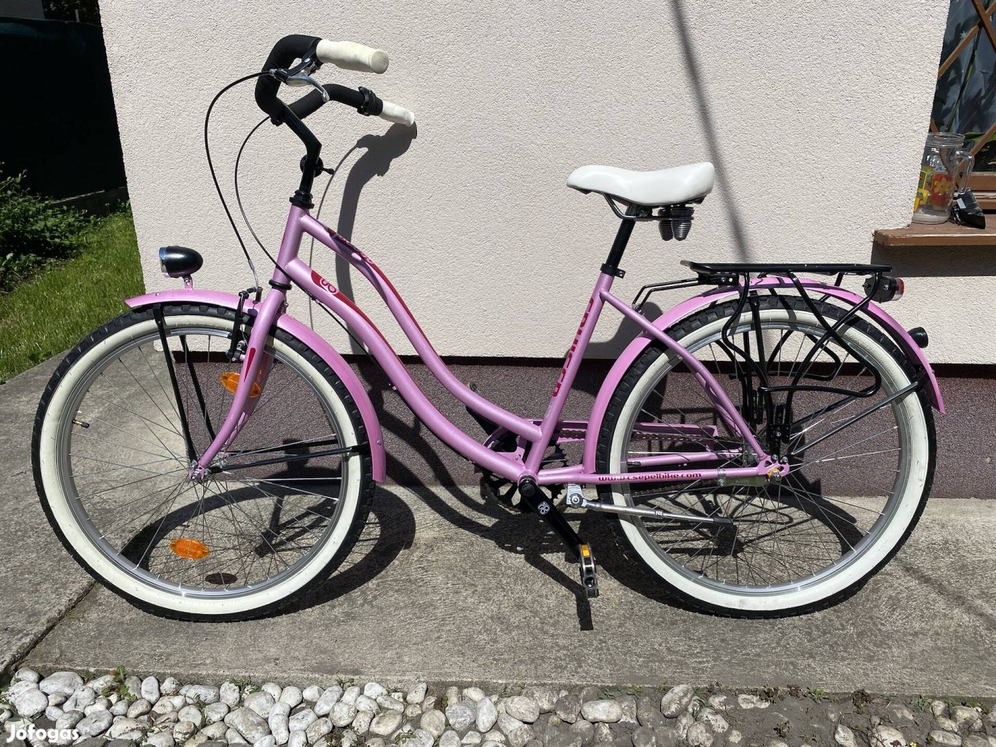 Női csepel kerékpár, pink/rózsaszín