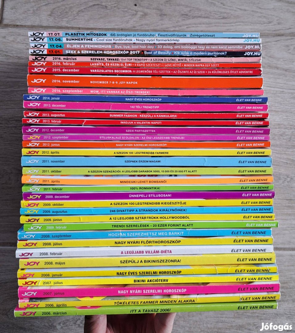 Nöi divat lifestyle magazin csomag - 35 DB Joy
