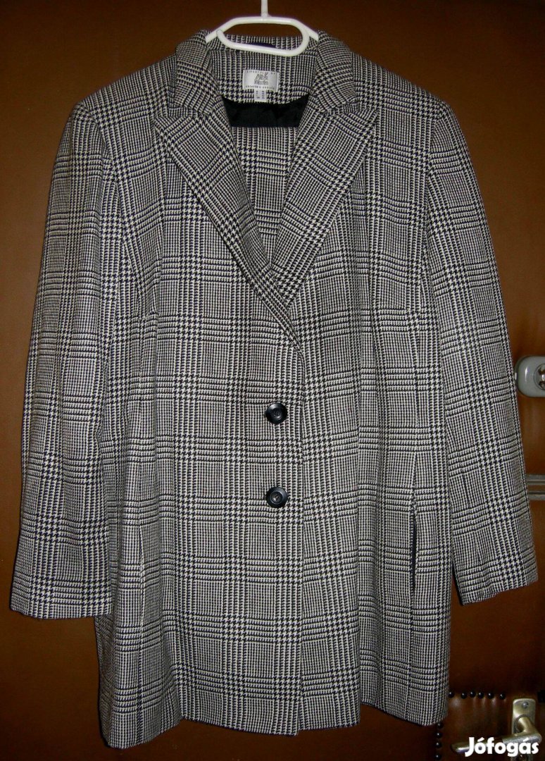 Női,eszterházi kockás, téli nadrágkosztüm,46-48-méret!50