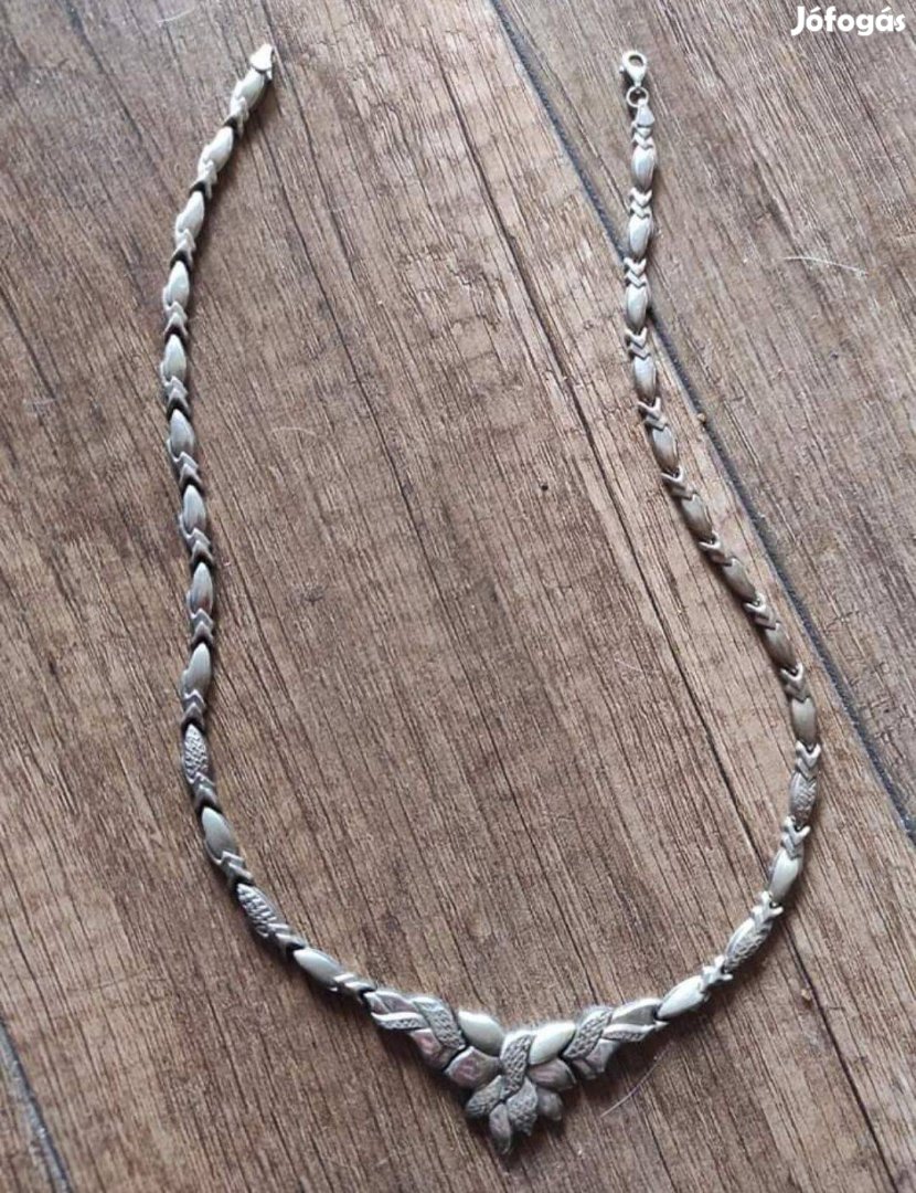 Női ezüst nyaklánc ezüst nyakék