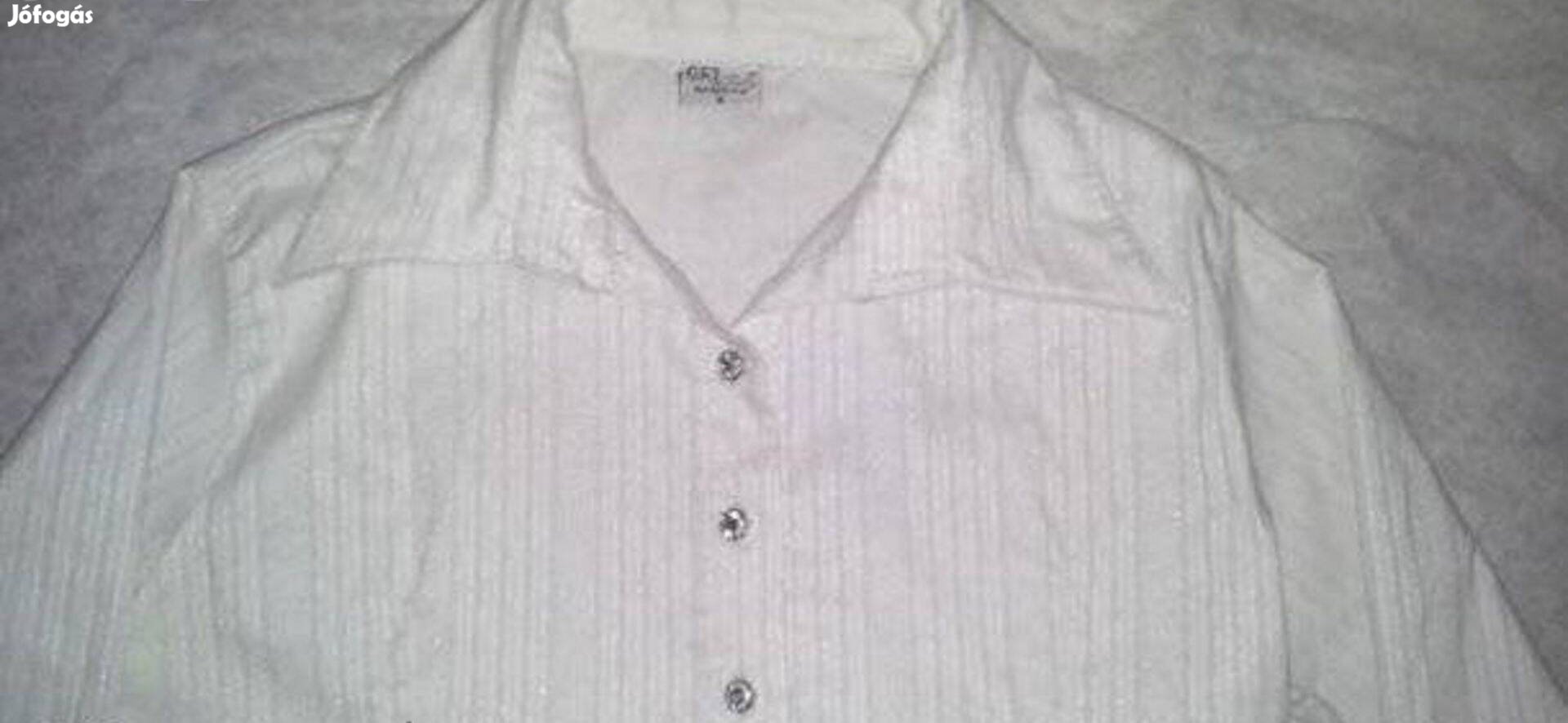 Női fehér ing M-es méretben.Rugalmas anyagból