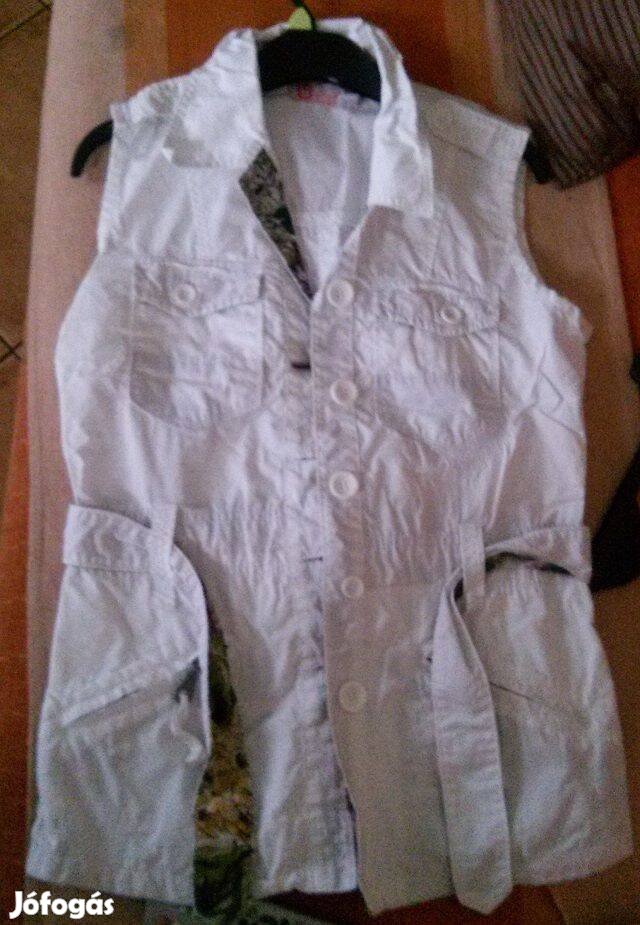 Női fehér mellény Nézz be M