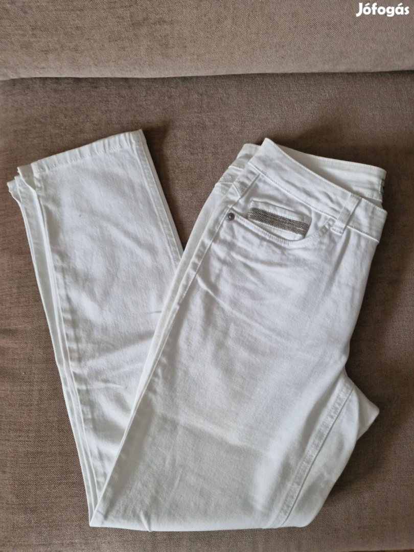 Női fehér nadrág akár munkaruhának egészségügyben 36 - os