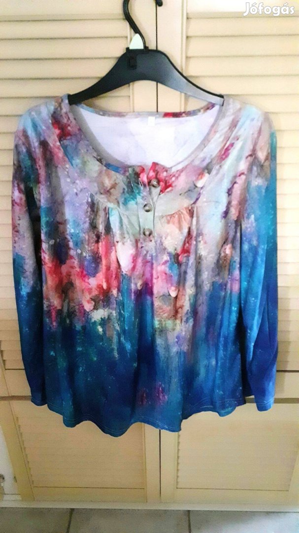 Női felső-blúz, új kényelmes viselet, egyedi mintázattal