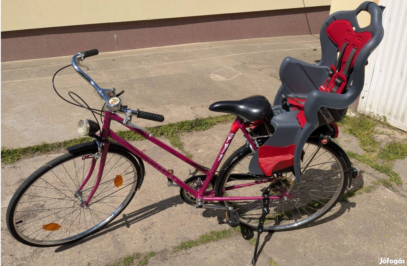 Női használt városi kerékpár