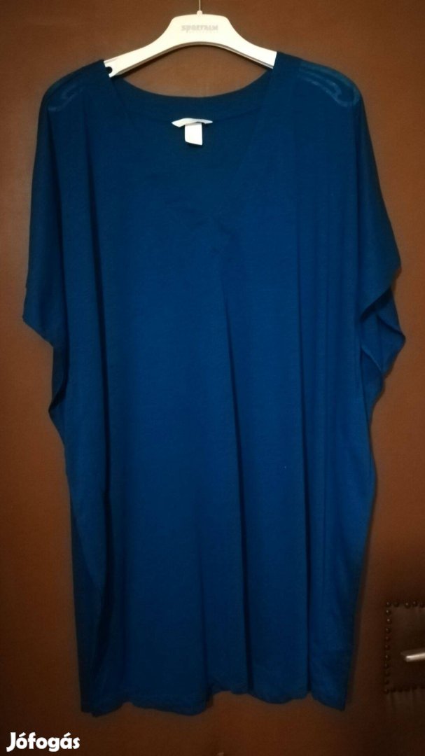 Női hosszú fazonú,kék felső,új,48-méret!62