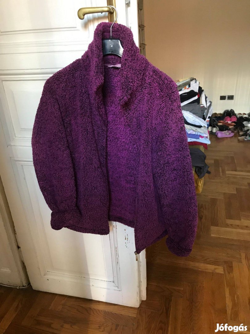 Női kabát, lila színű, 42 méretű, Esmera