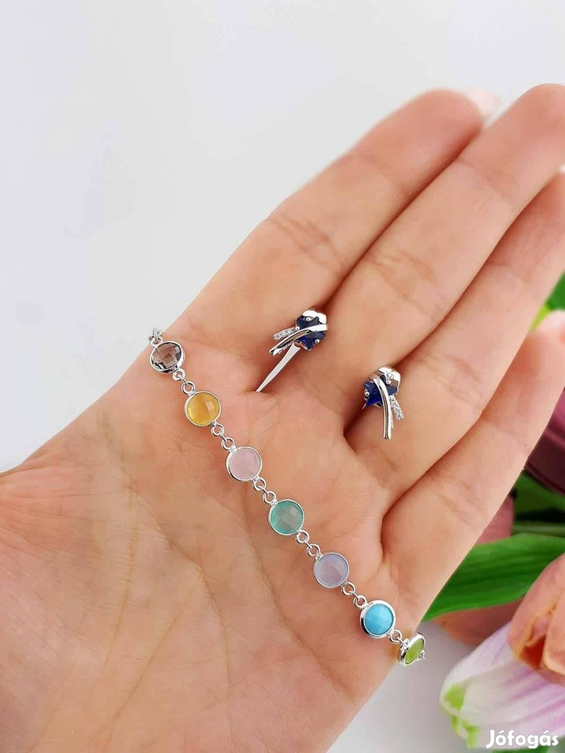 Női karkötő, fülbevaló