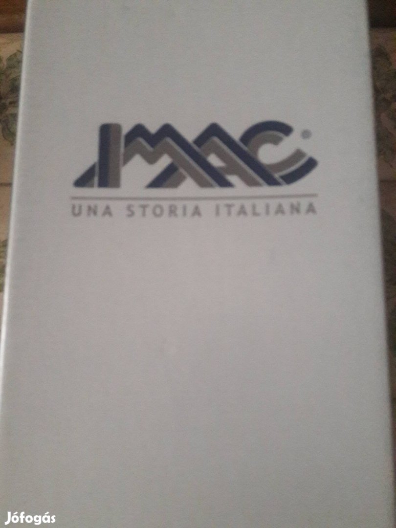 Női kék bőr mokkaszin.