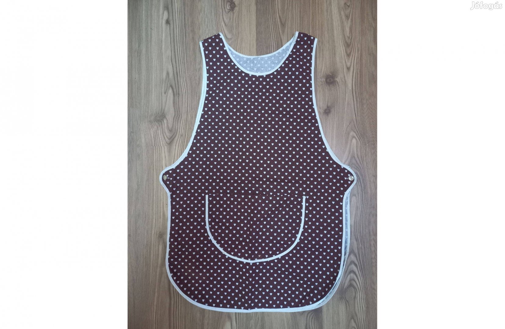 Női köpeny szivecskés lap kötény ruha munkaruha L-XL