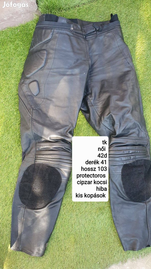 Női protectoros bőr nadrág 42d