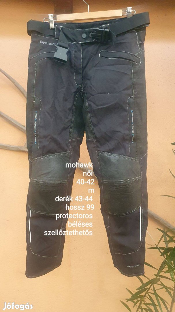 Női protectoros motoros nadrág 40-42 m méret