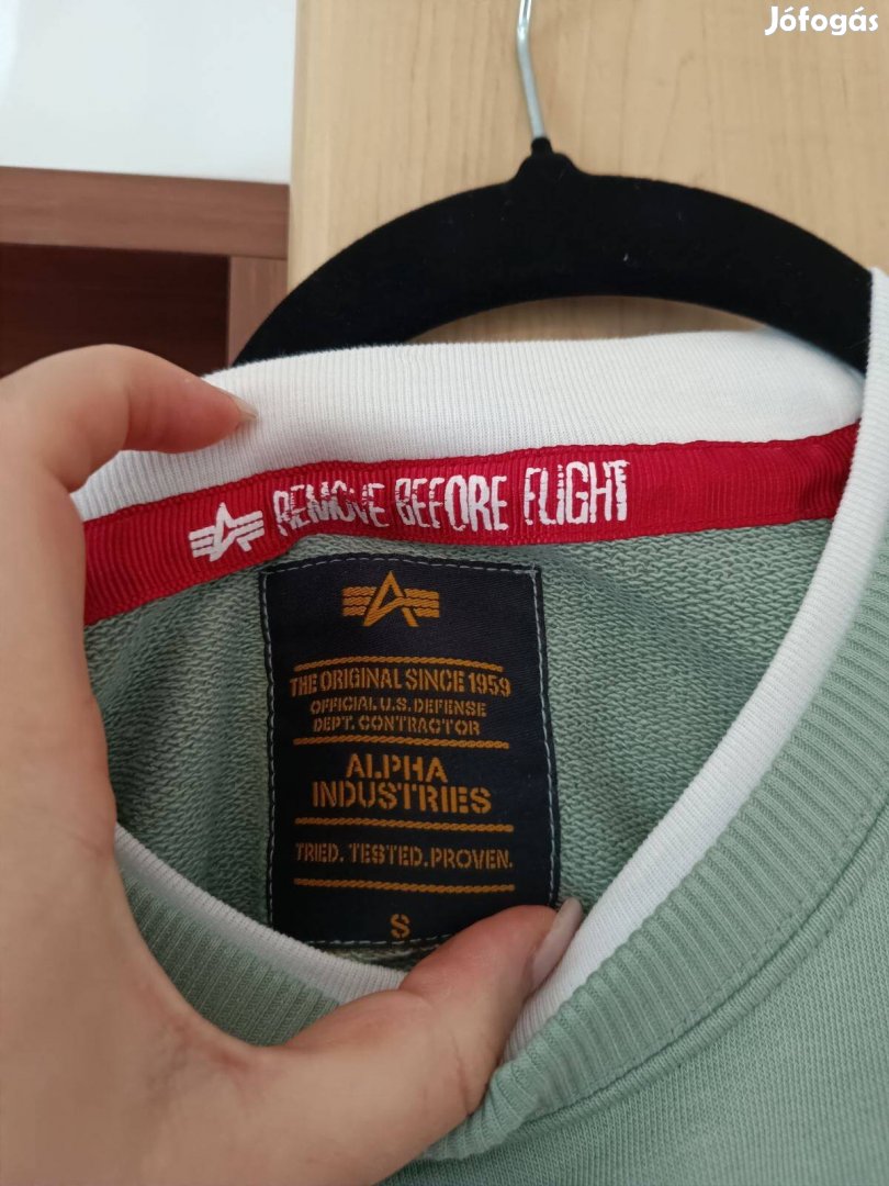 Nöi pulóver Alpha Industries