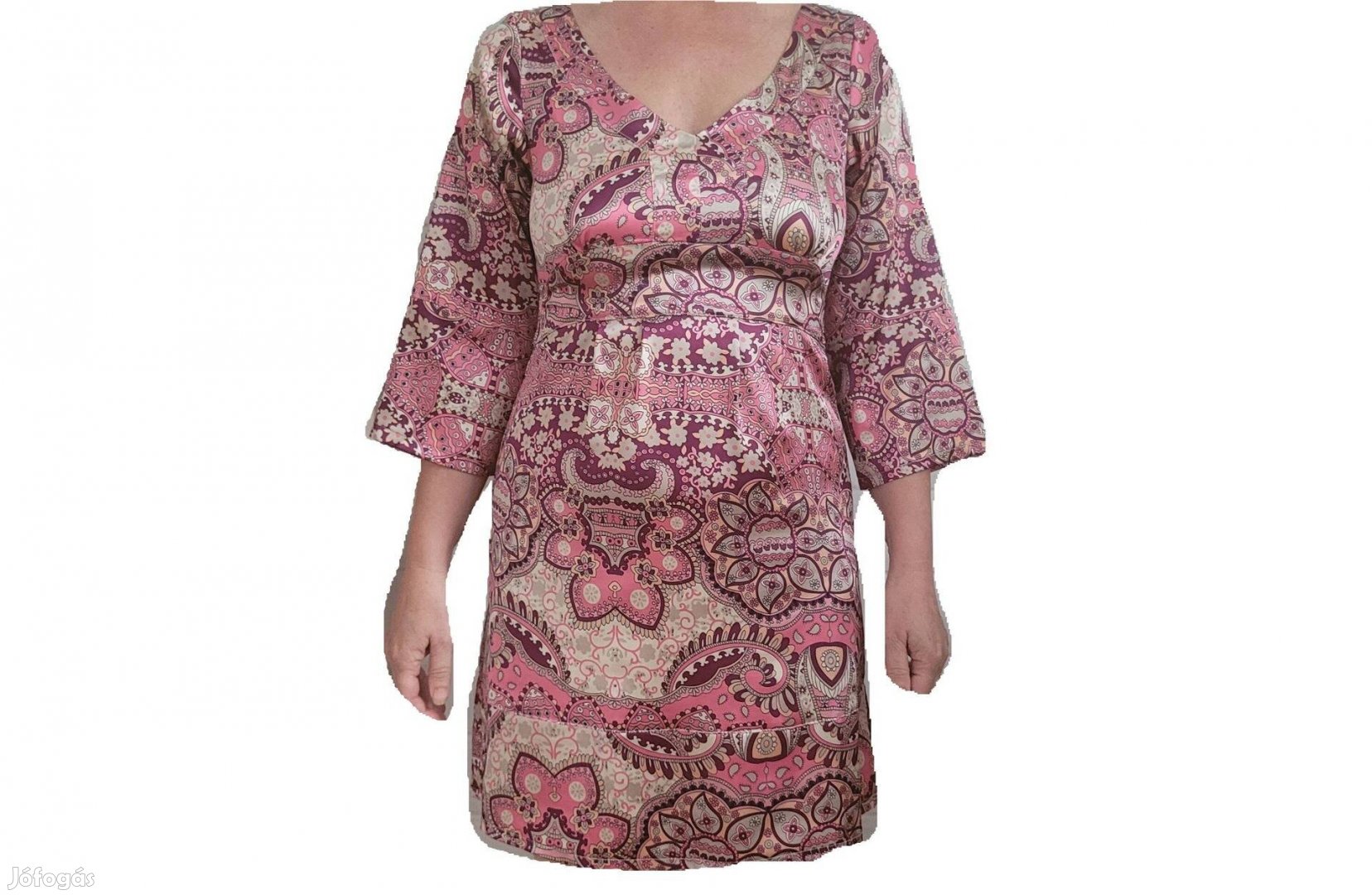Női rózsaszín mintás ruha - Philip Russel