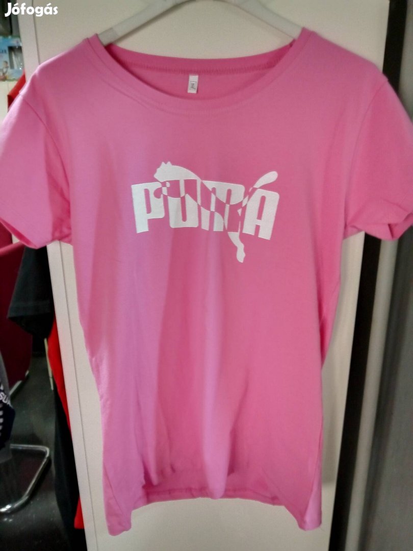 Női rózsaszín puma póló XL méret 