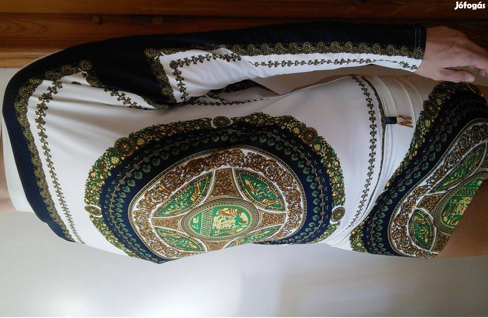 Női ruha Missq M fehér kék M-es zöld