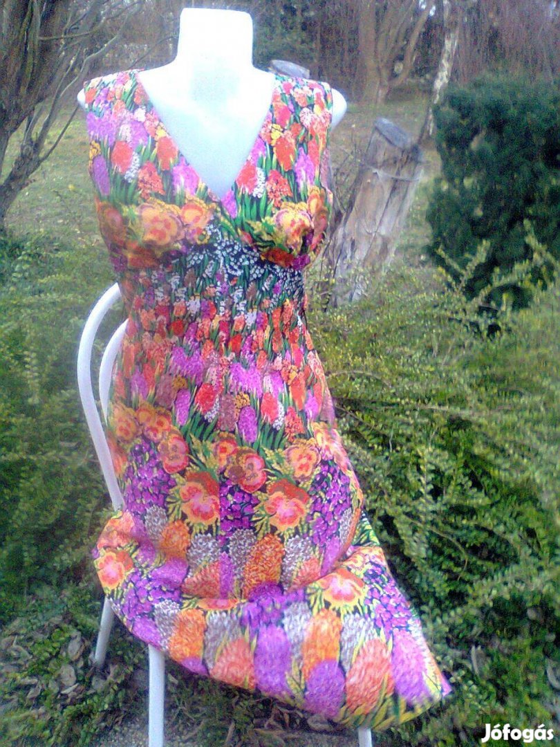 Női ruha, - Virágoskert