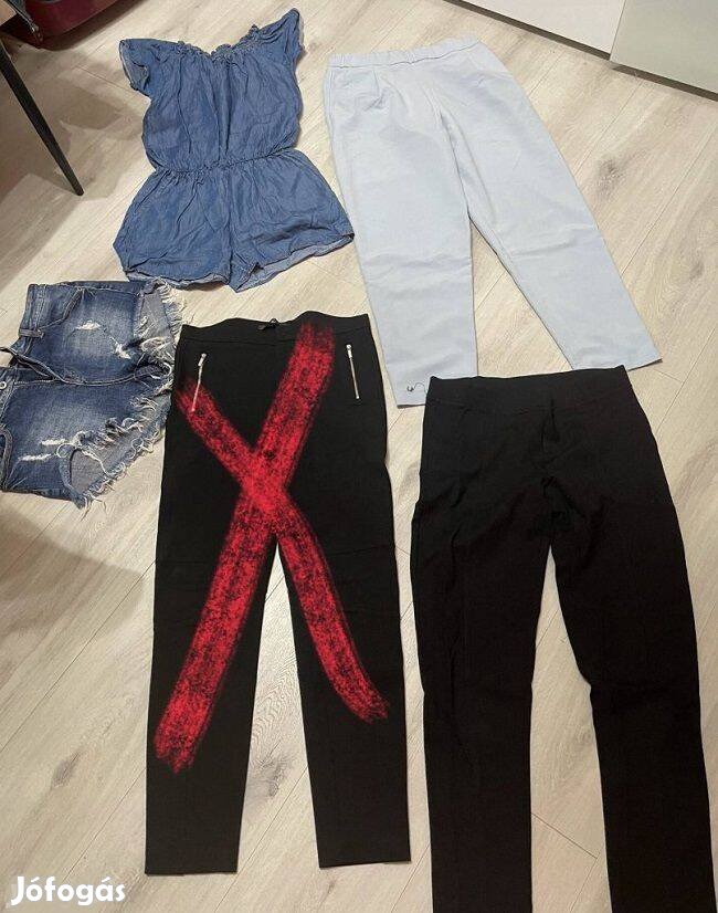 Női ruhák, szoknyák, nadrágok 38-40