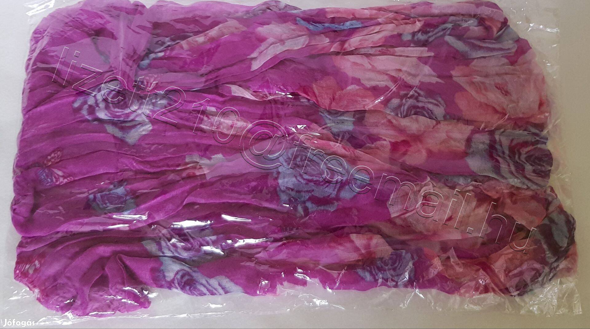 Női sál rózsaszín vadonatúj bontatlan csomagolás