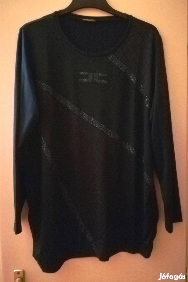 Női sötéték alkalmi felső,szinte új,50-méret!74
