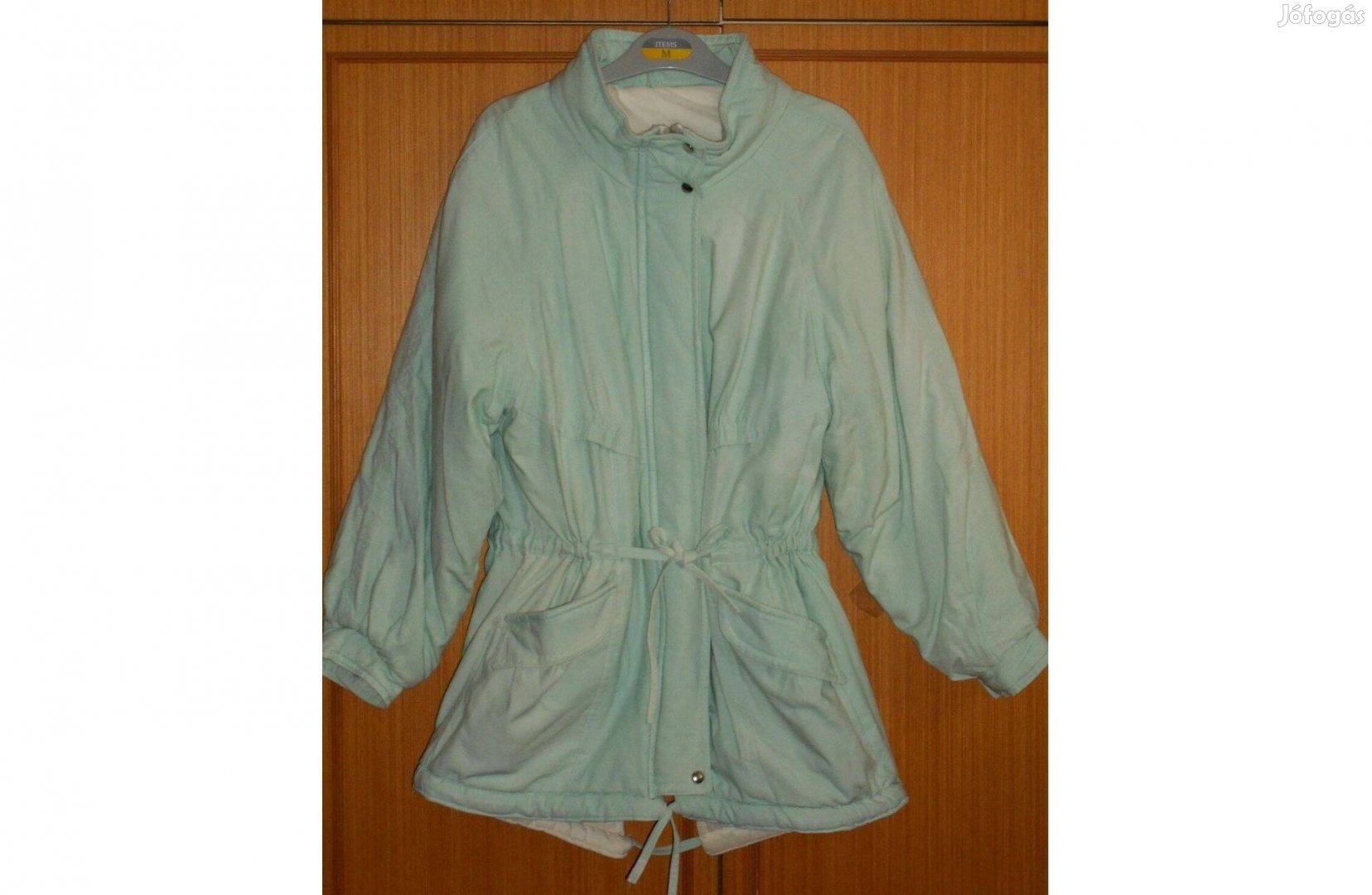 Női télikabát, meleg, bélelt, hosszított. L - es. Újszerű