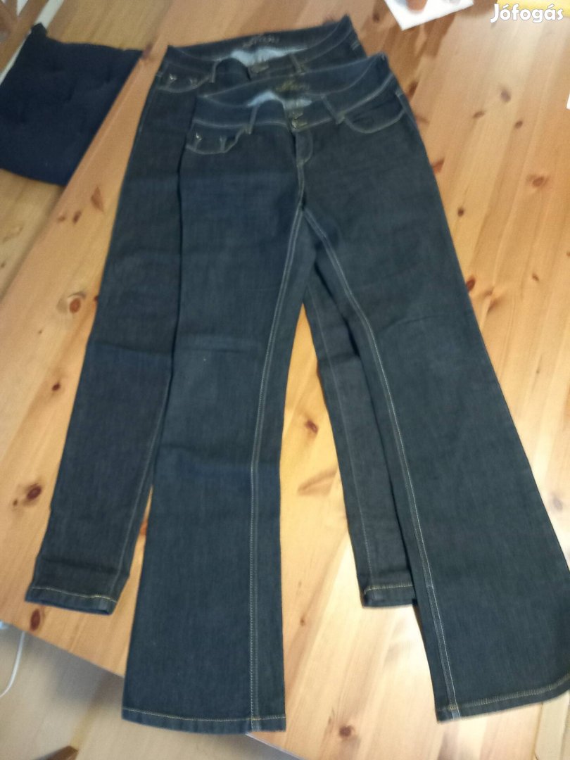 Női trapéz és cső farmer nadrág, Orsay Jeans 2 db.