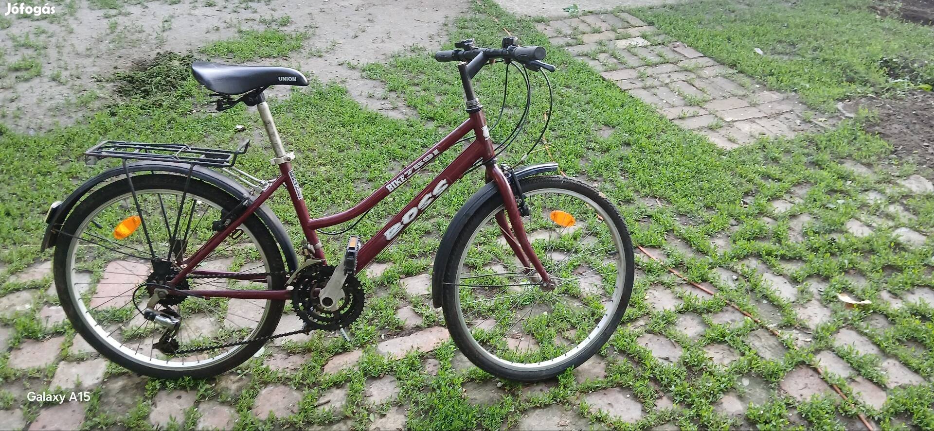 Női vázas városi kerékpár 