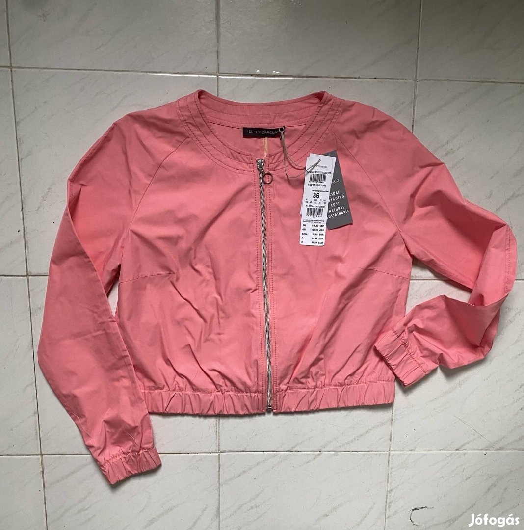 Nöi vékony dzseki rózsaszín