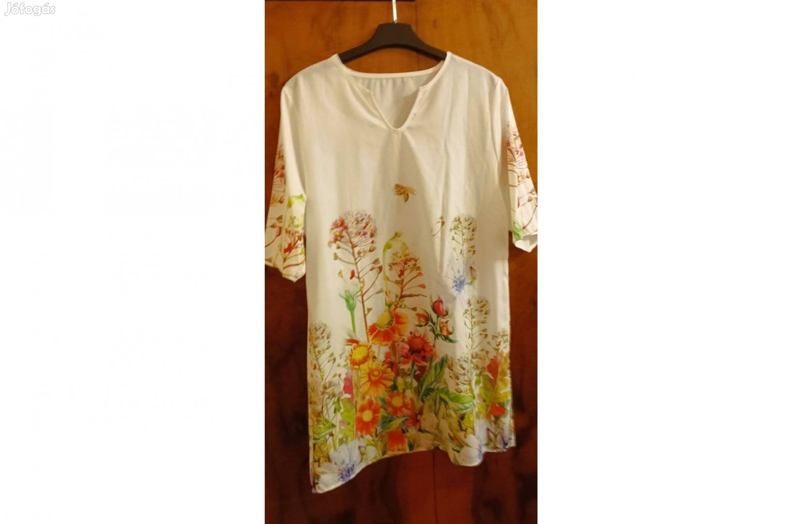 Női virágos ruha L-es UK16