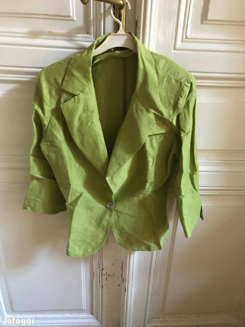 Női zöld színű, alkalmi felső kabát, Gianni Dorelli, 44-s méretű