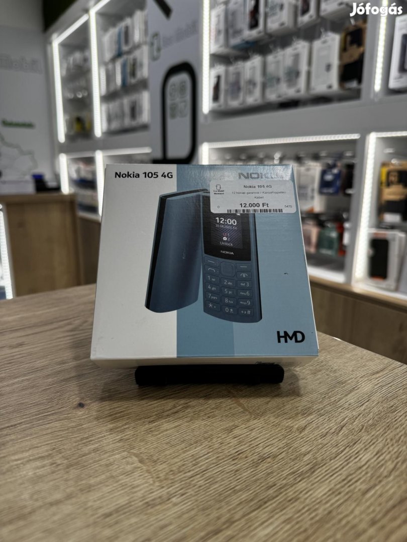 Nokia 105 Kártyafüggetlen, 12 hó garancia