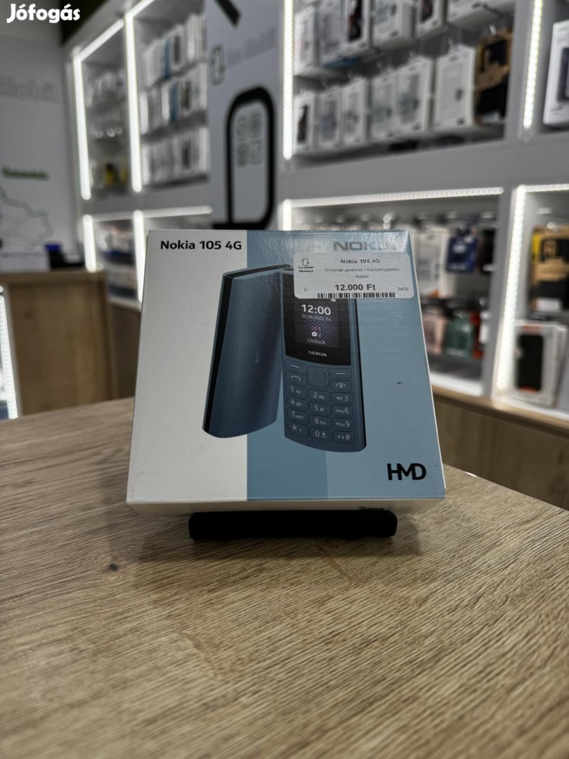 Nokia 105 Kártyafüggetlen, 12 hó garancia