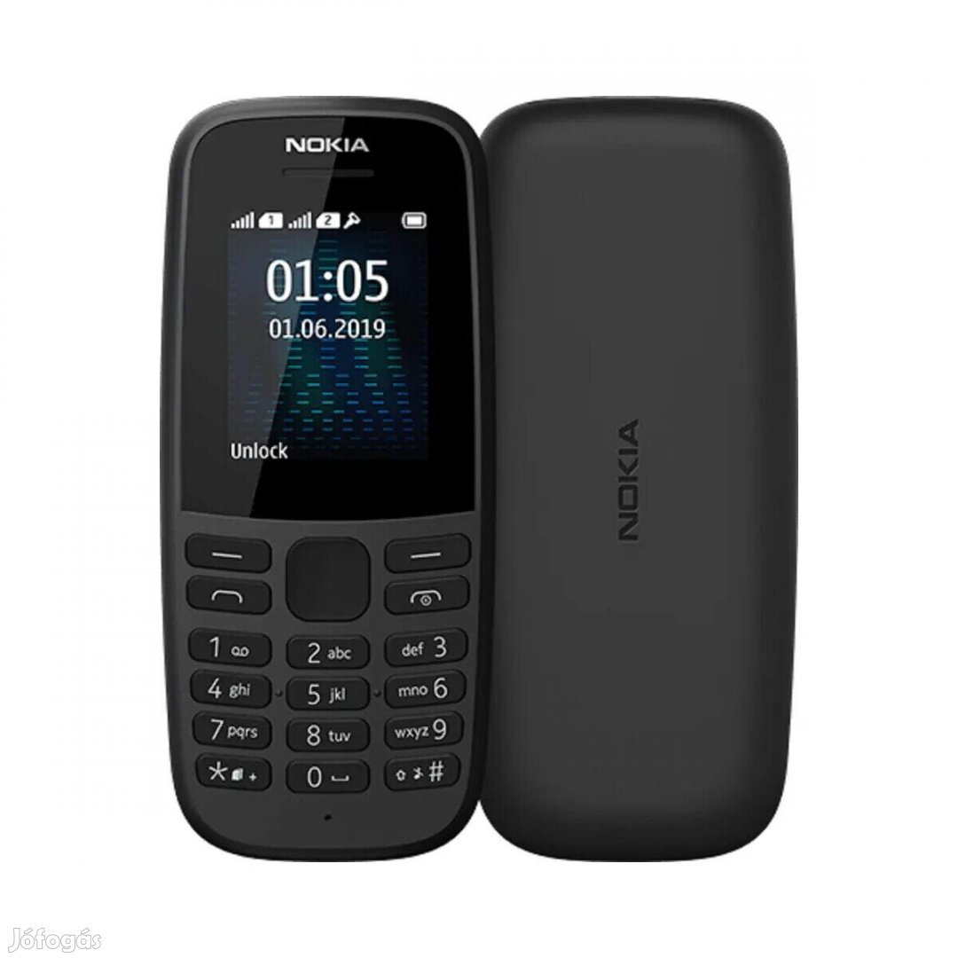 Nokia 105  - Szín: Fekete