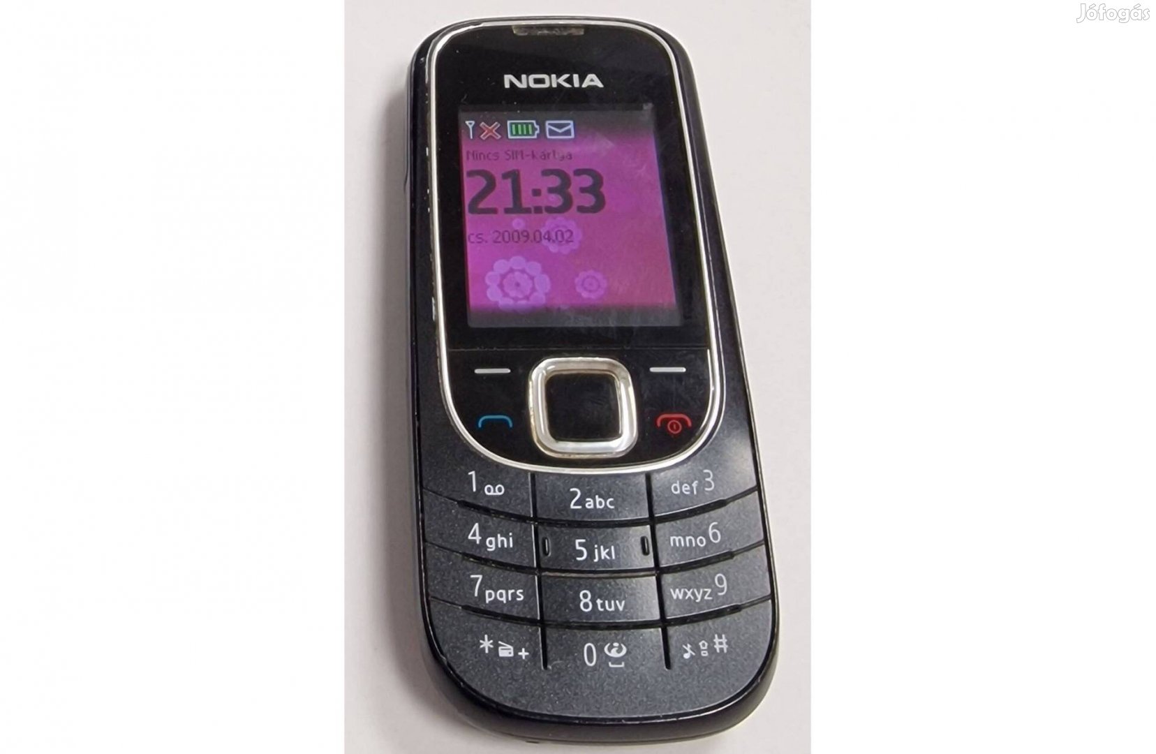 Nokia 2323c-2 Yettel függő mobil eladó gyári Nokia akkuval és töltővel