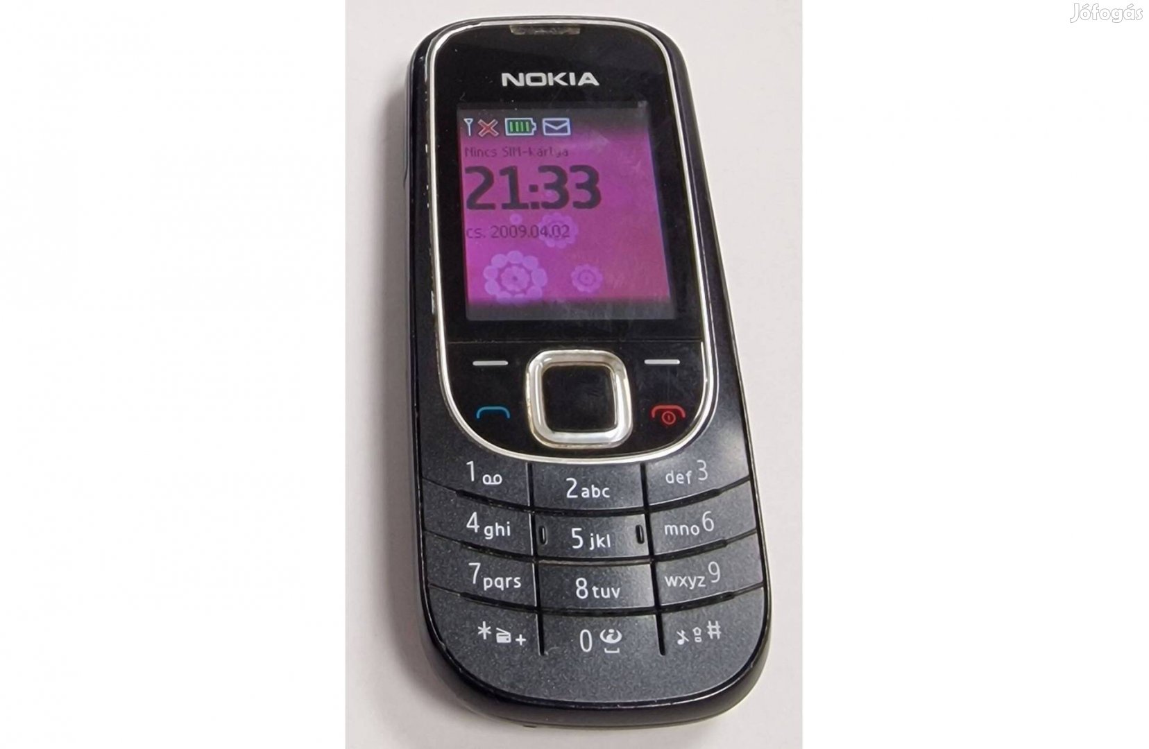 Nokia 2323c-2 Yettel függő mobil eladó gyári Nokia akkuval és töltővel