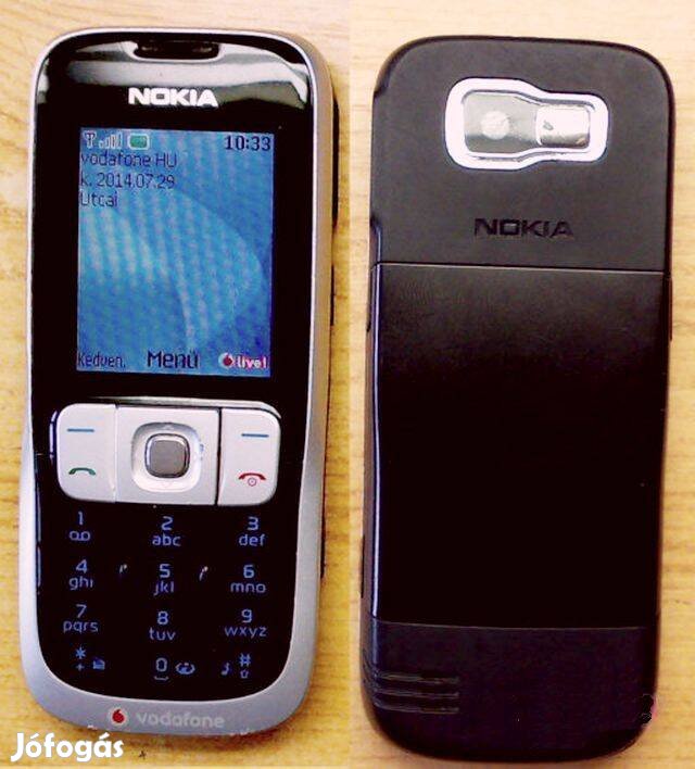 Nokia 2630 fekete-ezüst színű, Vodafone/Yettel, szép állapot