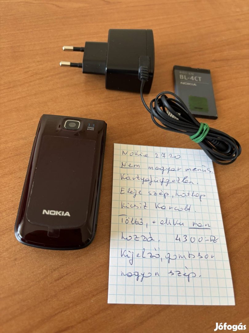 Nokia 2720 kártyafüggetlen