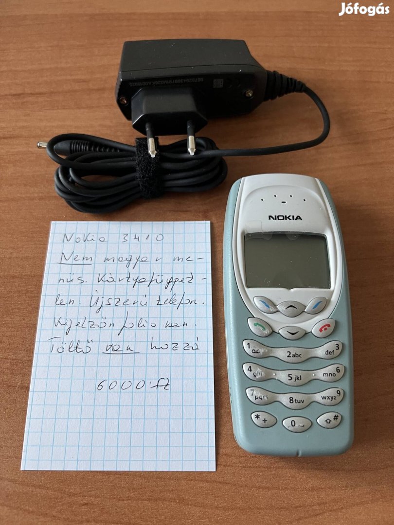 Nokia 3410 kártyafüggetlen 