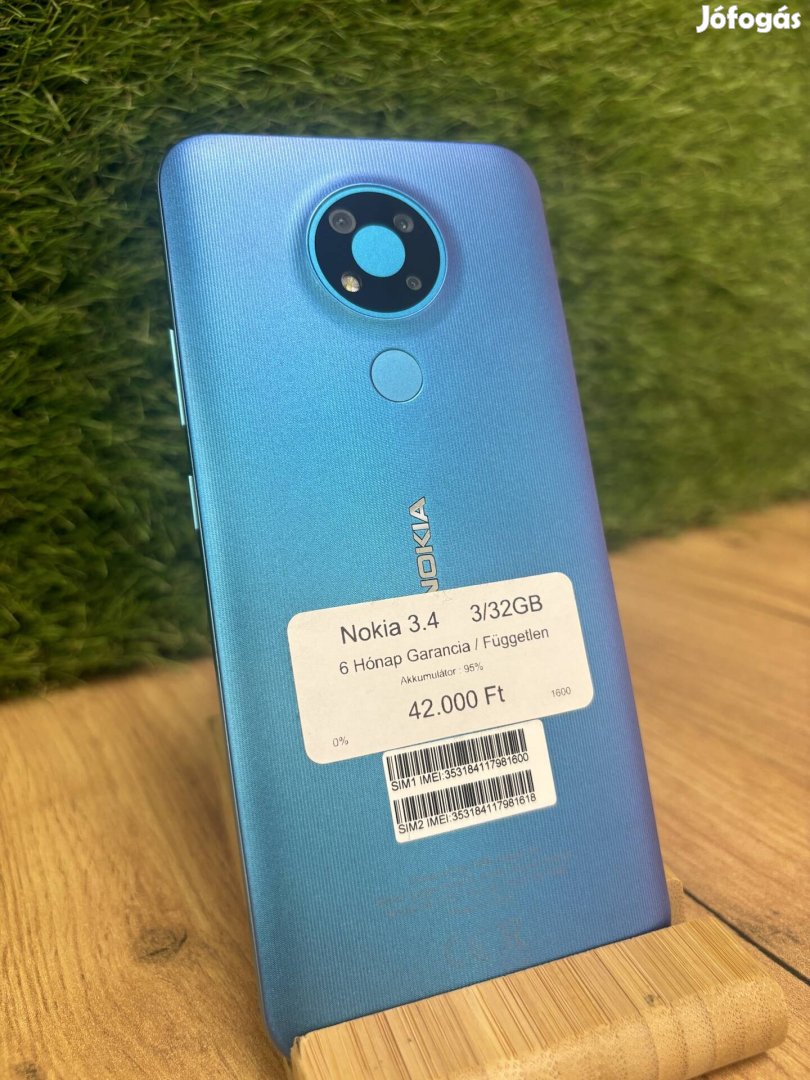 Nokia 3.4 3/32gb