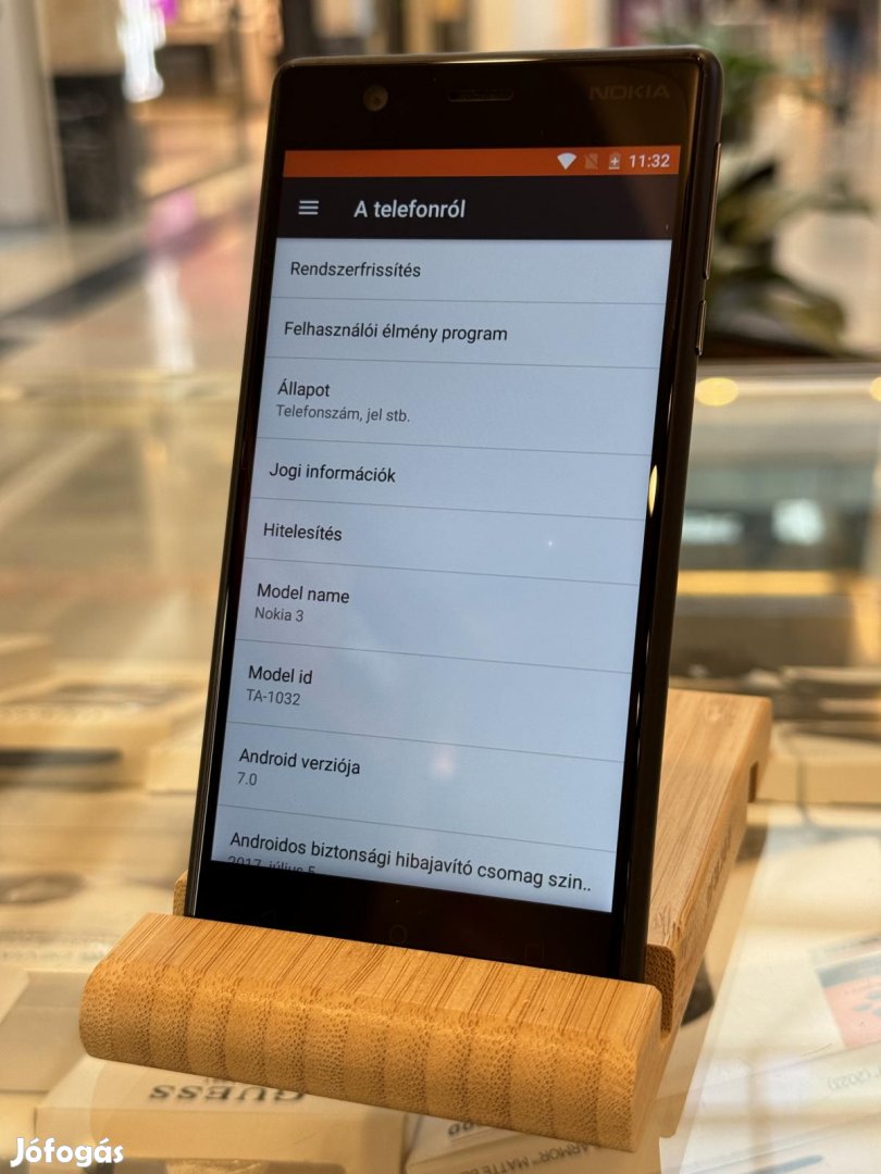 Nokia 3 Kártyafüggetlen 16 GB, 12 hó garancia