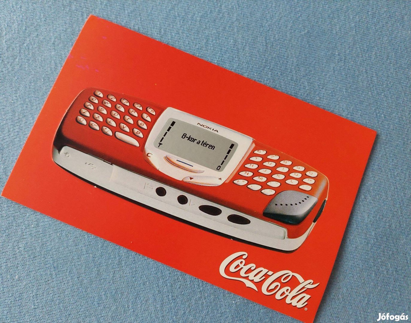 Nokia 5510 és Coca-Cola képeslap reklám üdvözlőlap 90-es évekből