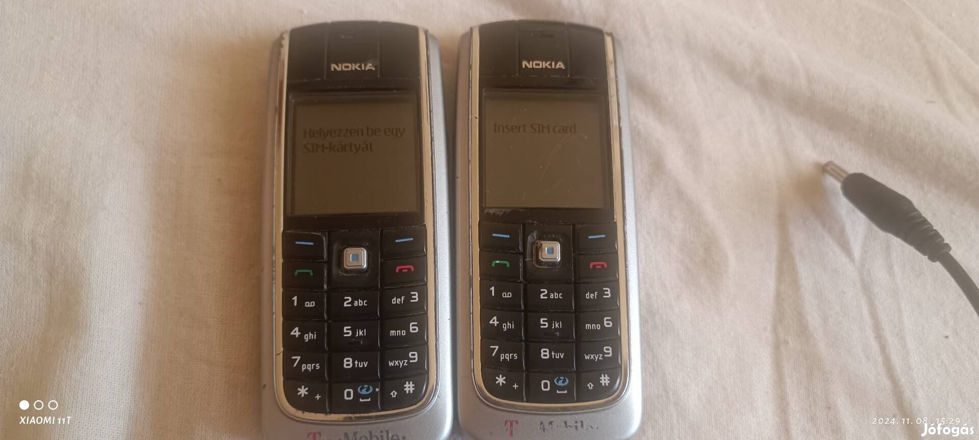 Nokia 6021 páros Telekomosok hibátlan működéssel jó állapotban. Posta 